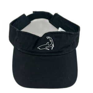 Cape Shark Visor Hat Women's Adjustable Strap Color Black